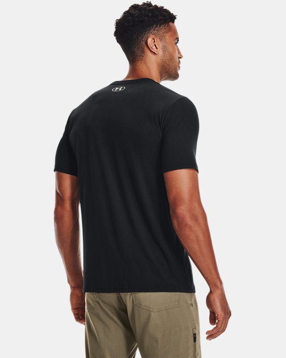 T-shirt avec logo de chasse au cerf UA pour hommes, Black, pdpMainDesktop image number 1